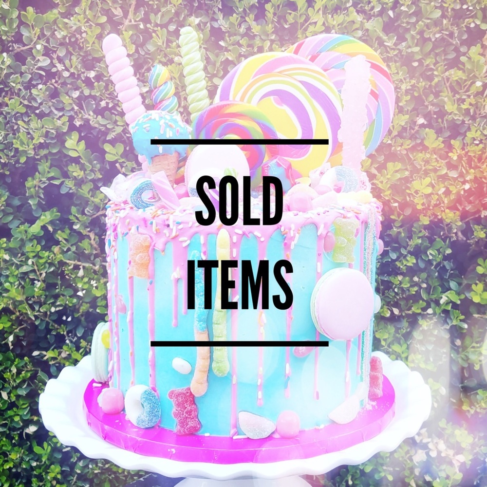 All items below have sold